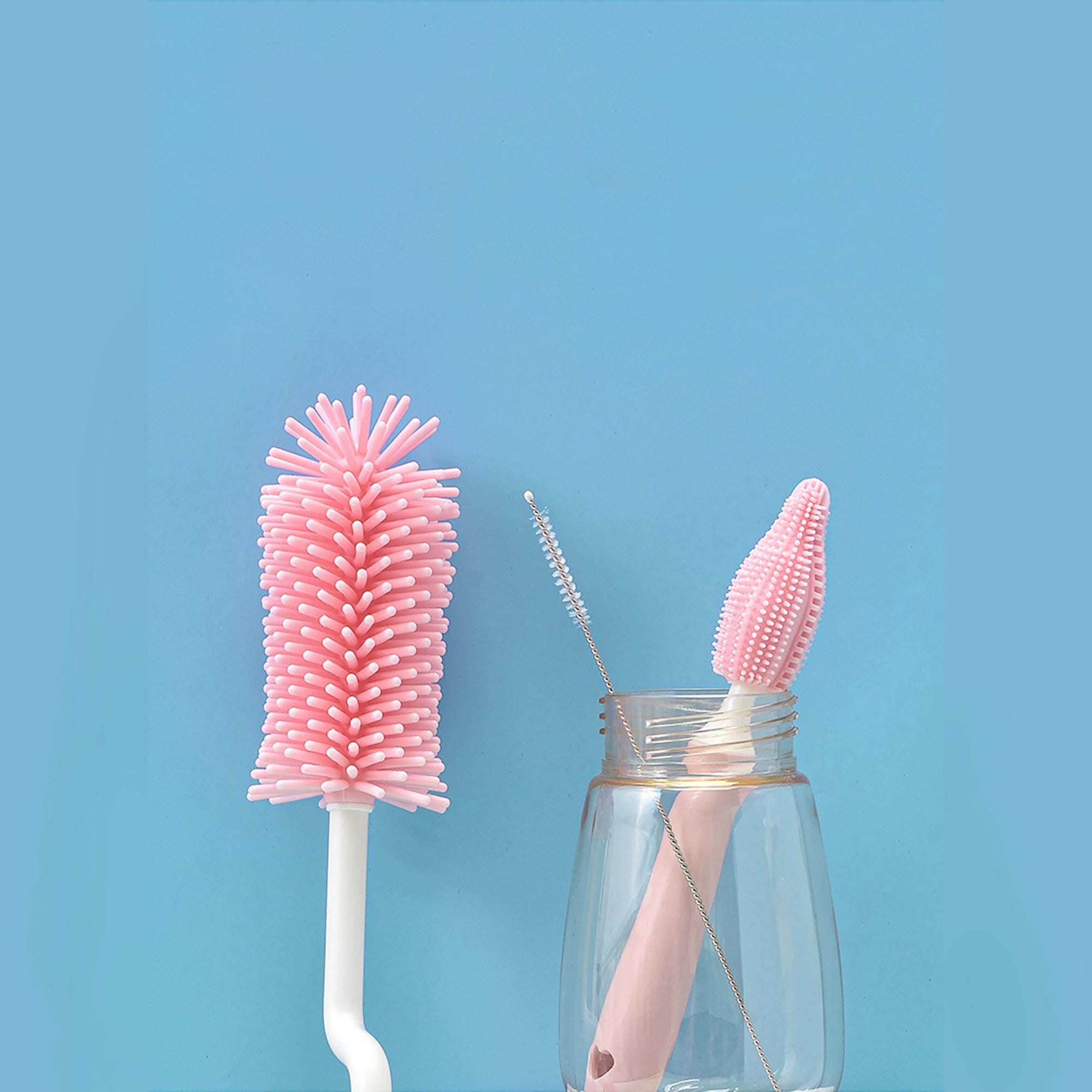 Silicon Baby Bottle Brush – För Rengöring & Fräschör