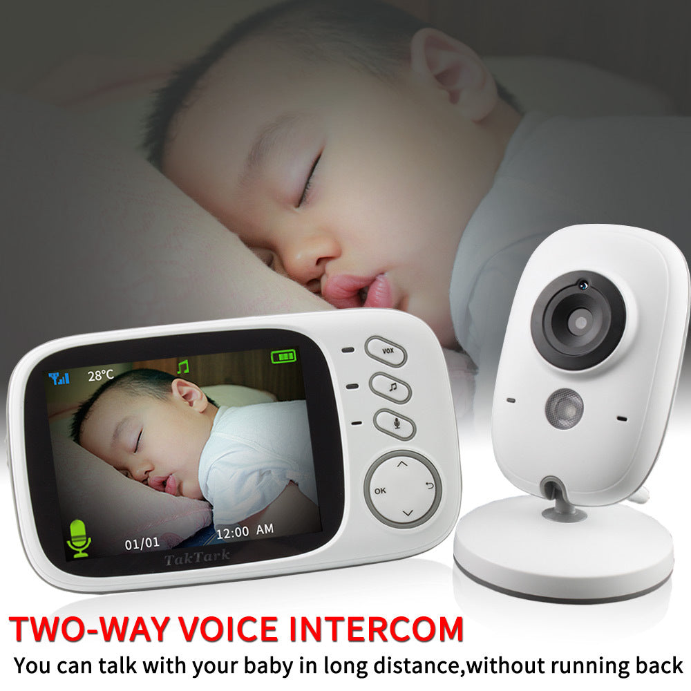 3.2 Tum Baby Monitor – Trådlös med Musik & Temperatur